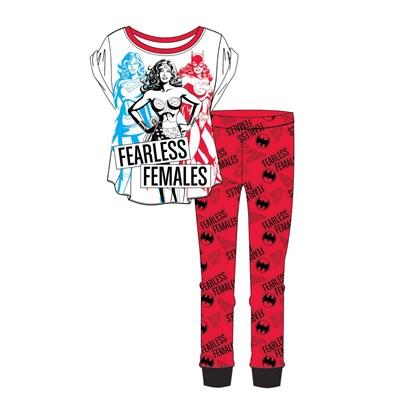 Ladies Woman Cartoon Character Justice League Pyjama Set