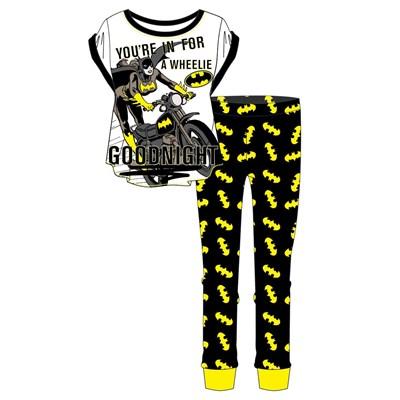 Ladies Woman Cartoon Character Batgirl Pyjama Set