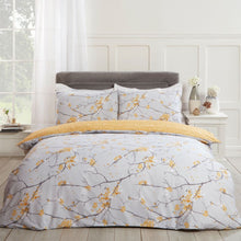 Load image into Gallery viewer, Dreamscene Spring Blossoms Grey Duvet Cover Set
