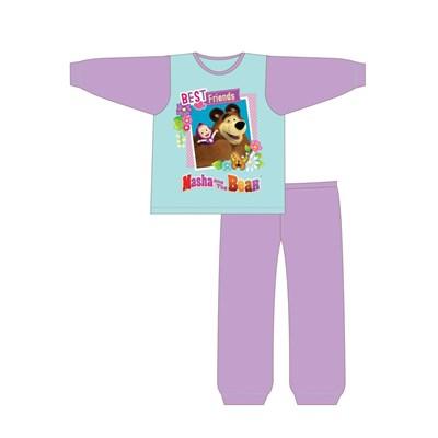 Girls Toddler Cartoon Character Marsha the Bear Long Sleeve Pyjama Set