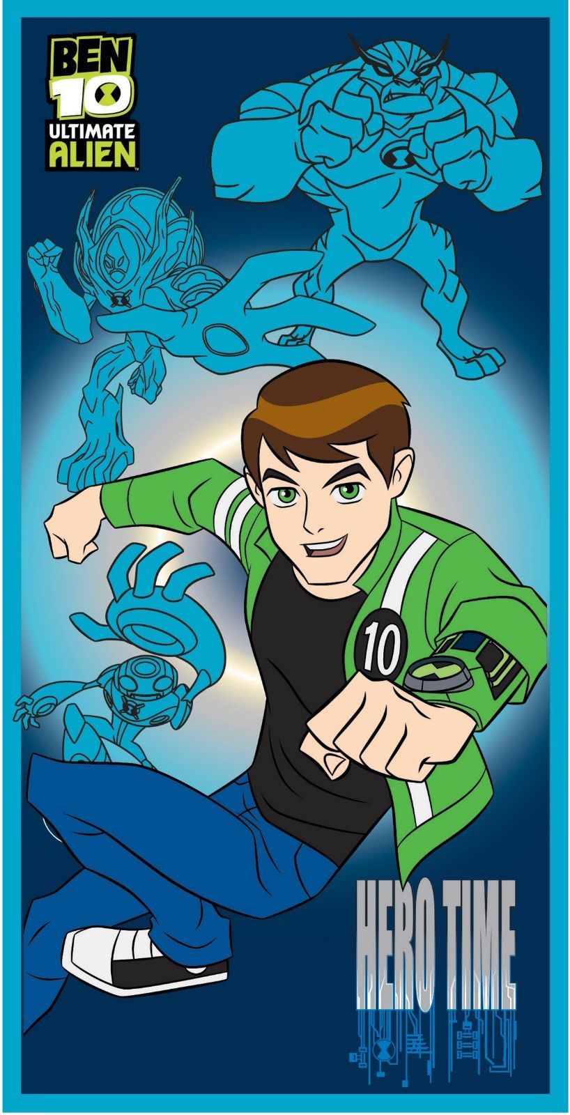 Ben 10 Hero Time Beach Towel