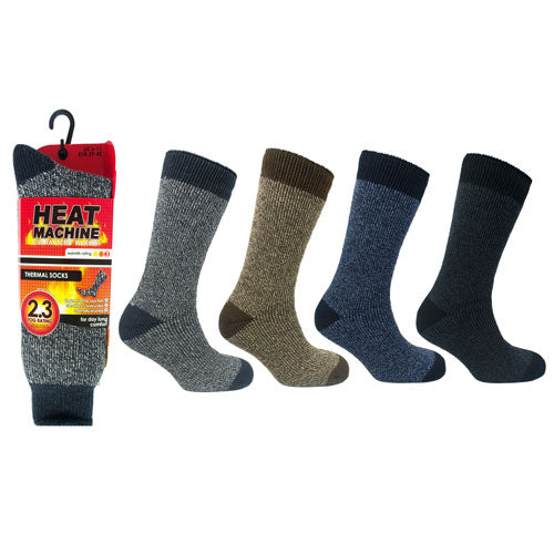 1 Pair Mens Heat Machine Thermal Socks Twisted Yarn