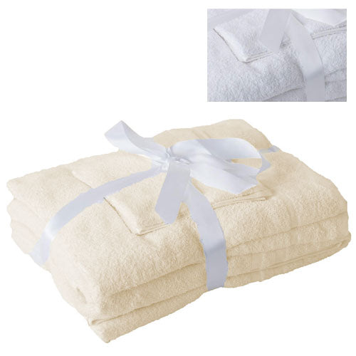 Luxurious Cotton 6 Piece Cream Towel Bale