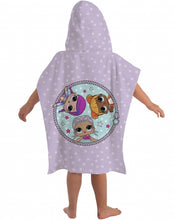 Load image into Gallery viewer, Official L.O.L. Surprise! Theatre Club Character Hooded Towel Poncho
