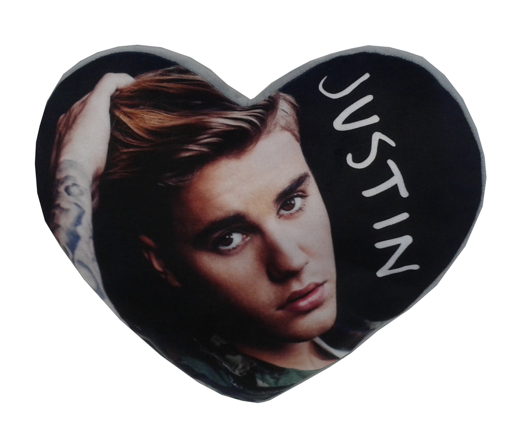 Justin Bieber Small Heart Cushion