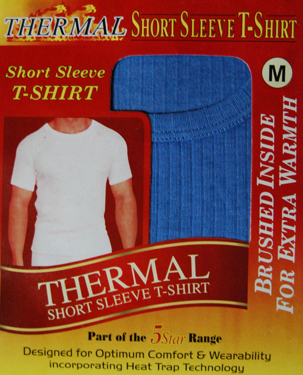 2 Pack Mens Thermal Short Sleeve T-Shirt