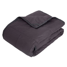 Load image into Gallery viewer, Highams Cotton Weighted Gravity Grey Blanket 4 Kg
