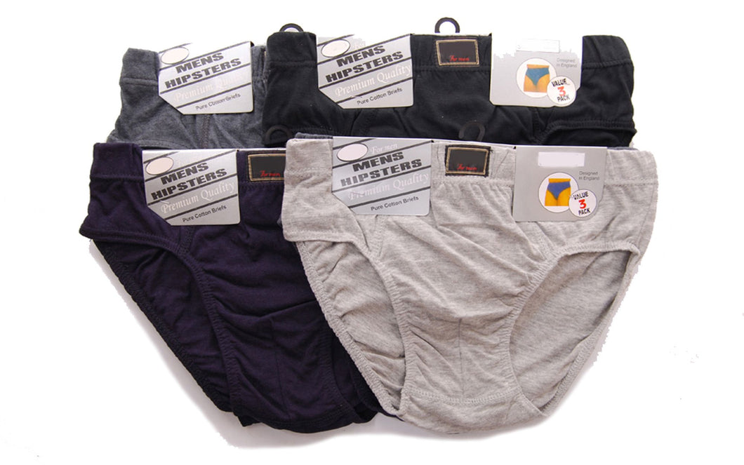 6 Pack Premium Quality Slip Briefs Size Small- 6XL