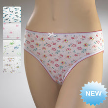 Load image into Gallery viewer, Ladies Pastel &amp; Floral Bikini Briefs Underwear
