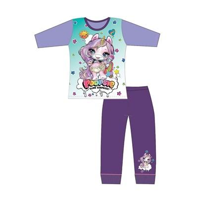 Girls Cartoon Character Poopsie Slime Long Sleeve Pyjama Set