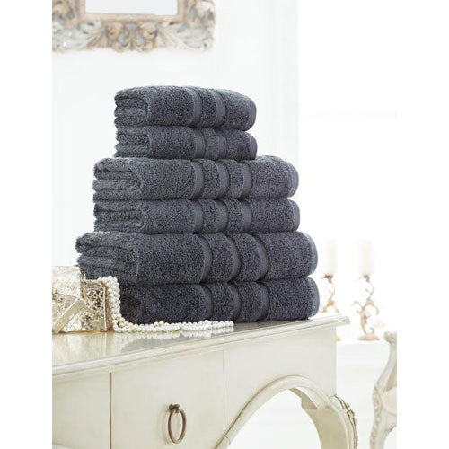 2 Pack Supreme Cotton Charcoal Bath Towels