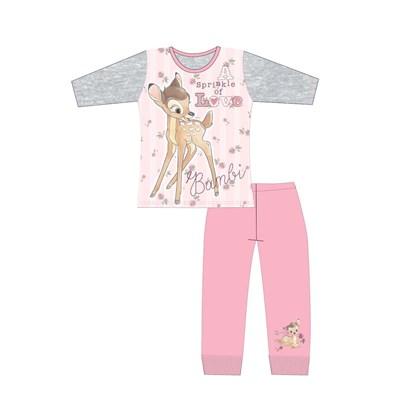 Girls Cartoon Character Bambi Long Sleeve Pyjama Set