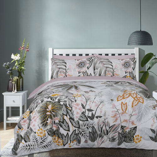 Botanical Tropics Green Reversible Duvet Set