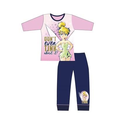 Girls Cartoon Character Tinkerbell Long Sleeve Pyjama Set