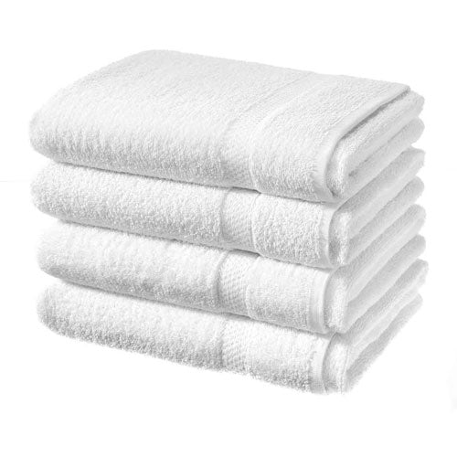 4 Pack Luxury Cotton White Bath Sheet