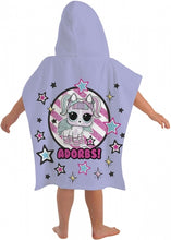 Load image into Gallery viewer, Official L.O.L. Surprise! Unicorn Character Hooded Towel Poncho
