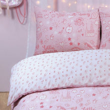 Load image into Gallery viewer, Dreamscene Little Princess Blush Pink Duvet Set
