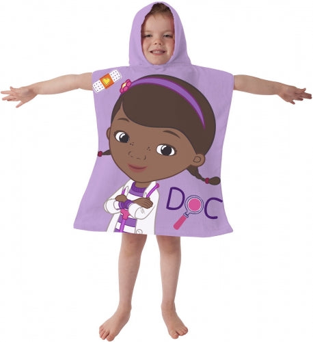 Disney Doc McStuffins Character Hooded Towel Poncho