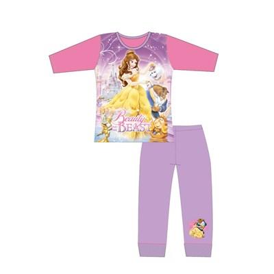 Girls Cartoon Character Disney Princess Moments Long Sleeve Pyjama Set