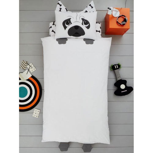 Copy of Creative Novelty Dog Shaped Reversible Single Duvet Set