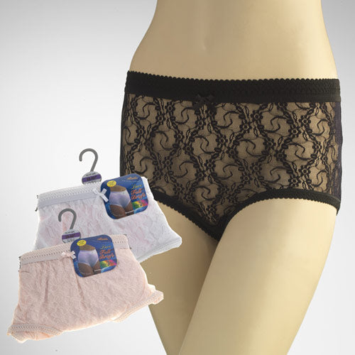 Ladies Lace Mama Briefs