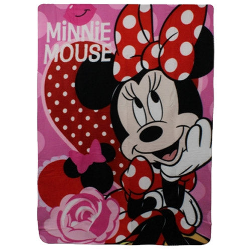 Official Minnie Mouse Polar Fleece Blanket