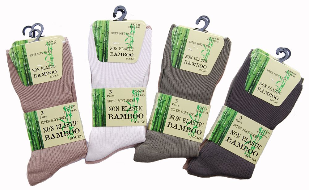 6 Pairs Mens Super Soft, Breathable and Odour Resistant Bamboo Socks