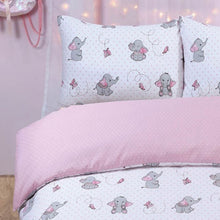 Load image into Gallery viewer, Dreamscene Ellie Elephant Blush Pink Duvet Cover Set
