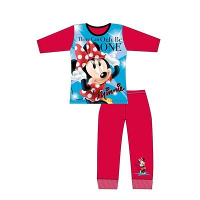 Girls Cartoon Character Minnie Mouse Long Sleeve Pyjama Set