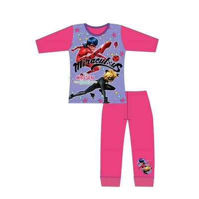 Girls Cartoon Character Miraculous Long Sleeve Pyjama Set