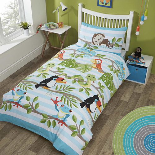 Studio Kids Rainforest Reversible Single Duvet Set