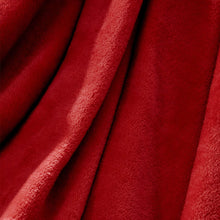 Load image into Gallery viewer, Brentfords Supersoft Red Throw 120 x 150cm
