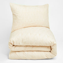 Load image into Gallery viewer, Dreamscene Chunky Knit Print Brushed Cotton Duvet Set - Cream
