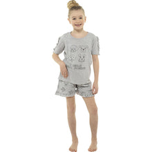 Load image into Gallery viewer, Girls Dog Print Pyjama Short Set
