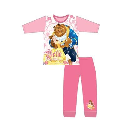 Girls Cartoon Character Beauty and the Beast Long Sleeve Pyjama Set