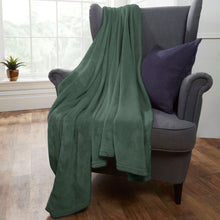 Load image into Gallery viewer, Brentfords Supersoft Teal Throw 120 x 150cm
