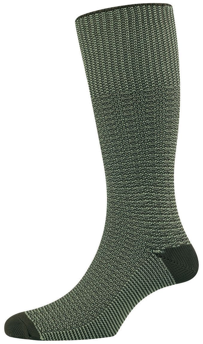 Indestructible Fancy Marl Half Hose Socks by HJ Hall HJ4