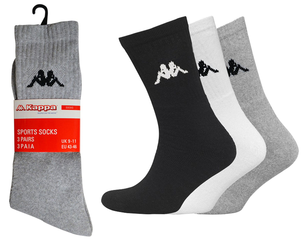 6 Pairs Men's Kappa Sports Socks