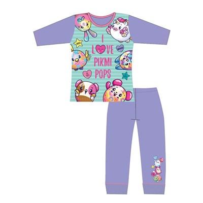 Girls Cartoon Character Pikmi Pops Long Sleeve Pyjama Set