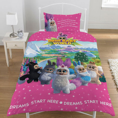 Official Bush Baby World Single Duvet Cover Bedding Set