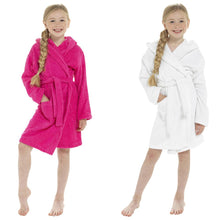 Load image into Gallery viewer, Girls Towelling Robe
