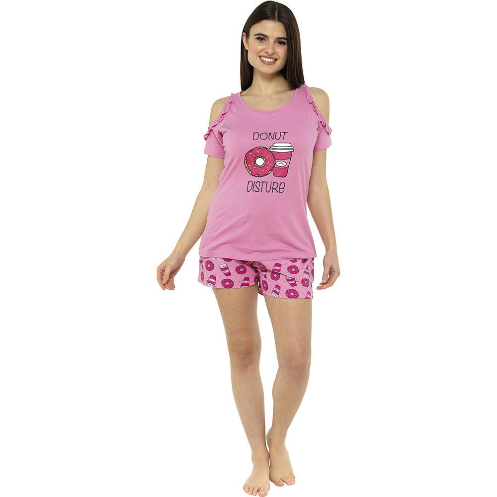 Ladies Donut Disturb Pyjama Set