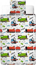 Load image into Gallery viewer, Official Thomas the Tank Discover &quot;Reversible&quot; Junior, Toddler or Cot Duvet Cover Bedding Set
