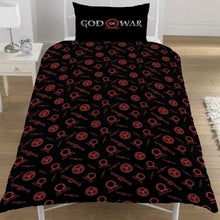 Load image into Gallery viewer, God of War Warriors Single Duvet Cover Set
