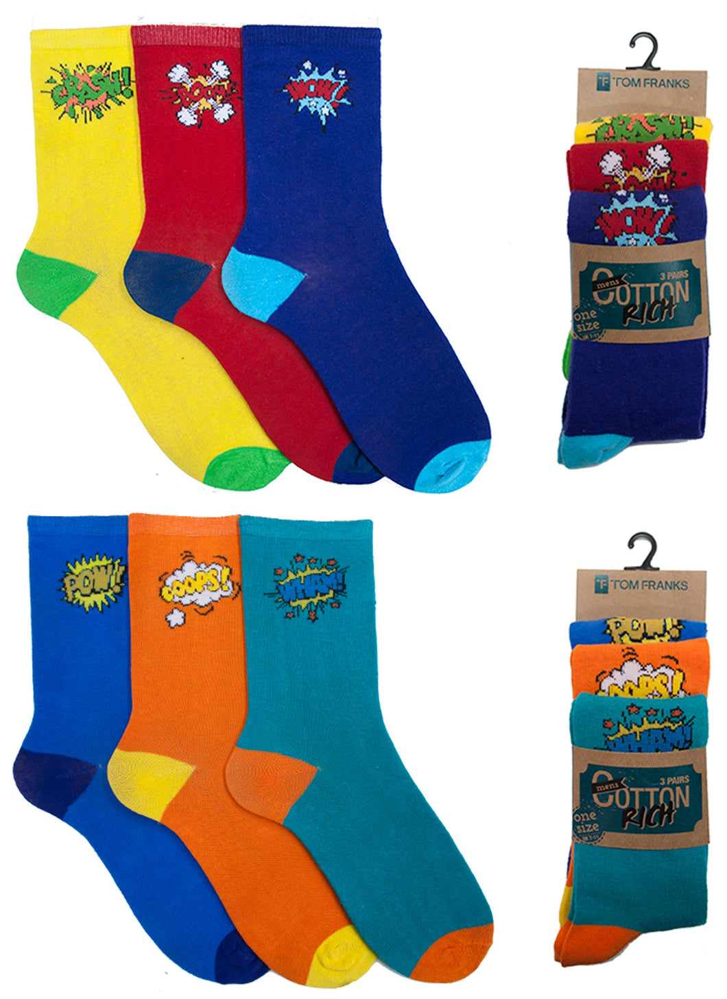 Tom Franks Mens Novelty Socks