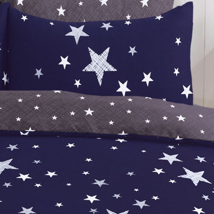 Dreamscene Galaxy Star Navy Junior Duvet Cover Set