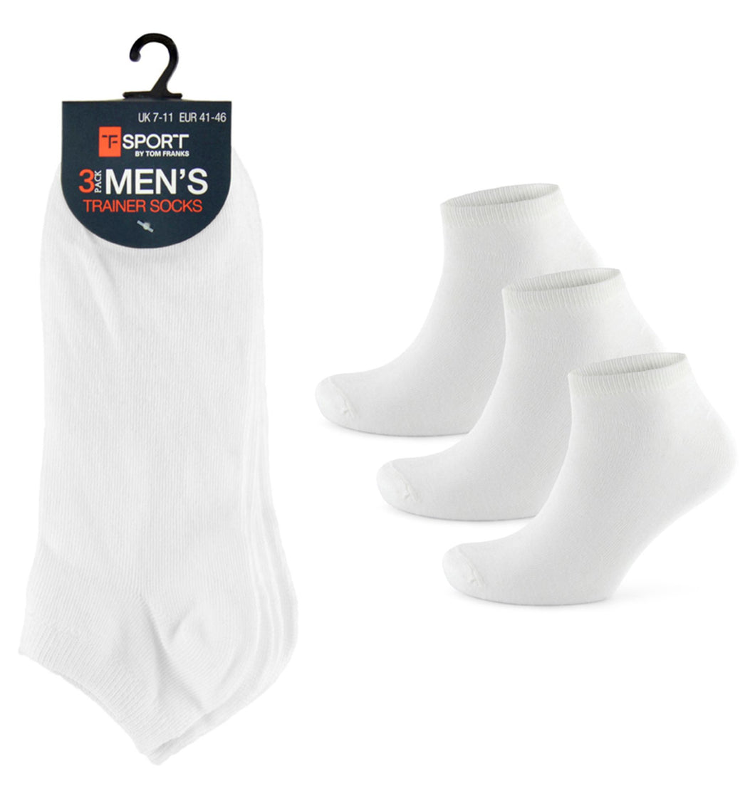 12 Pairs Tom Franks Mens Trainer Sock