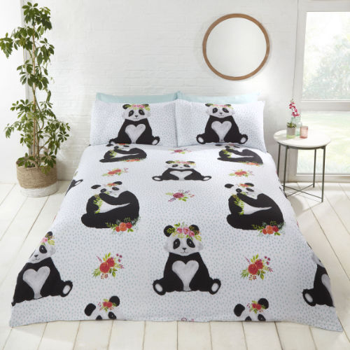 Studio Art Pandas Multi Duvet Set