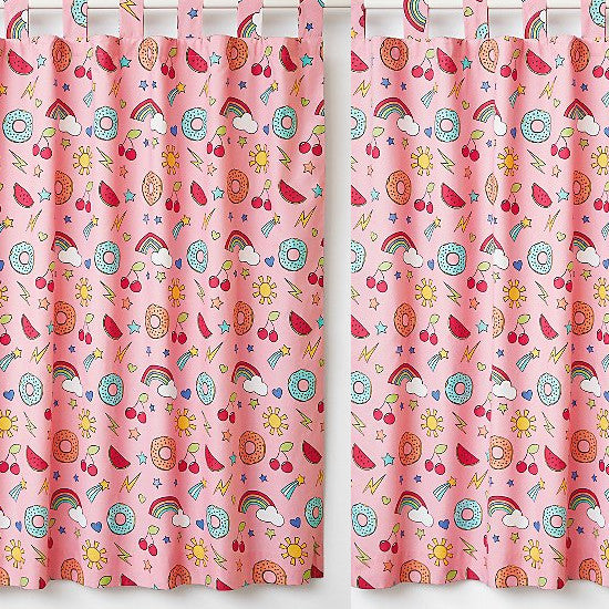 George Home Summer Fun Ready Made Curtains 66