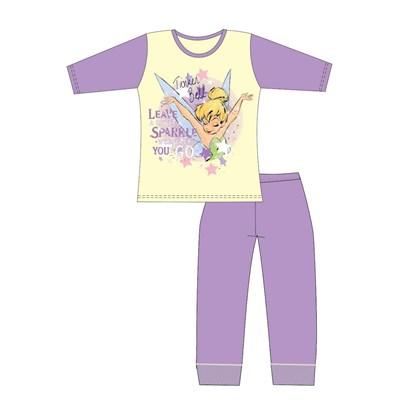 Girls Cartoon Character Tinkerbell Long Sleeve Pyjama Set